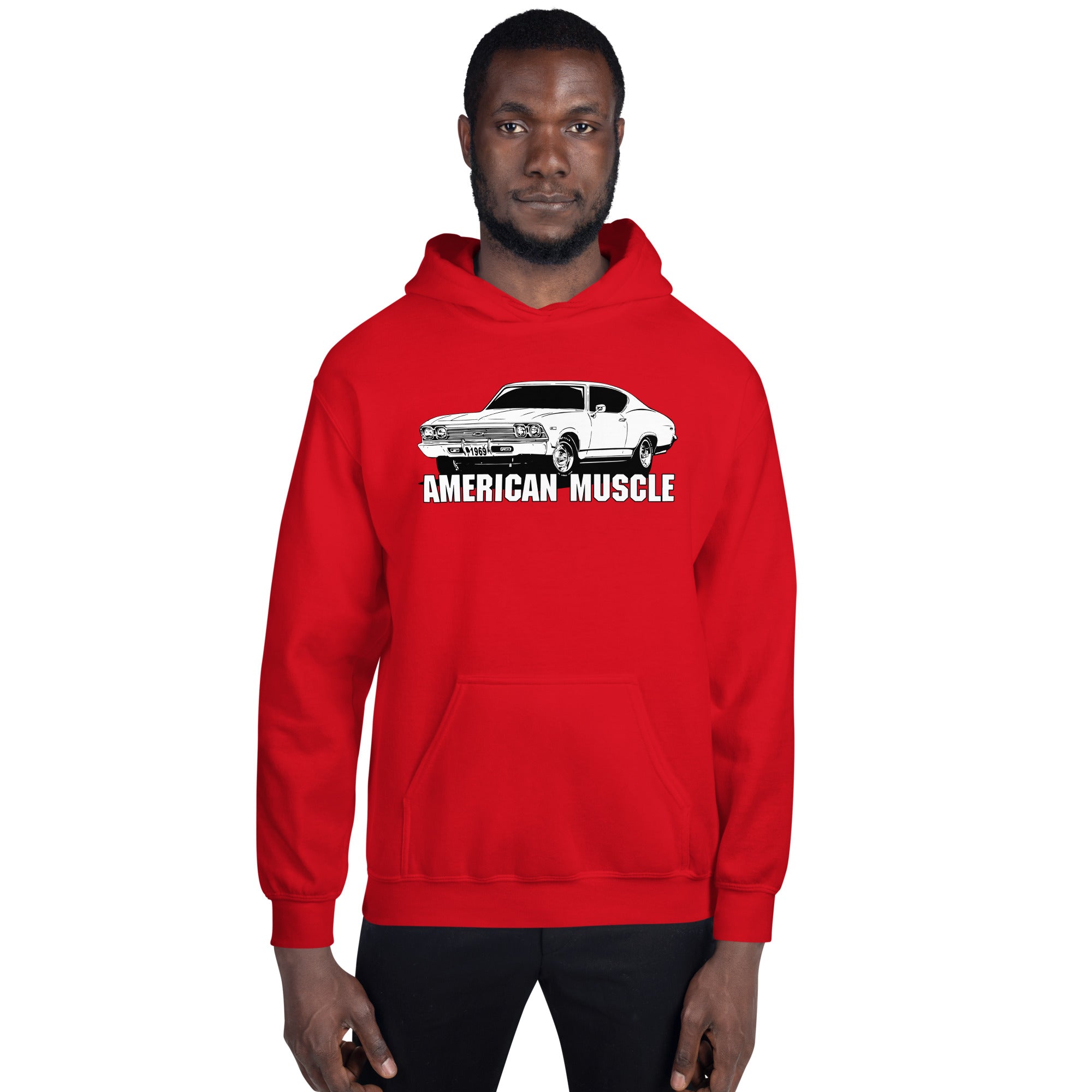 1969 Chevelle Car Hoodie, American Muscle Car Sweatshirt