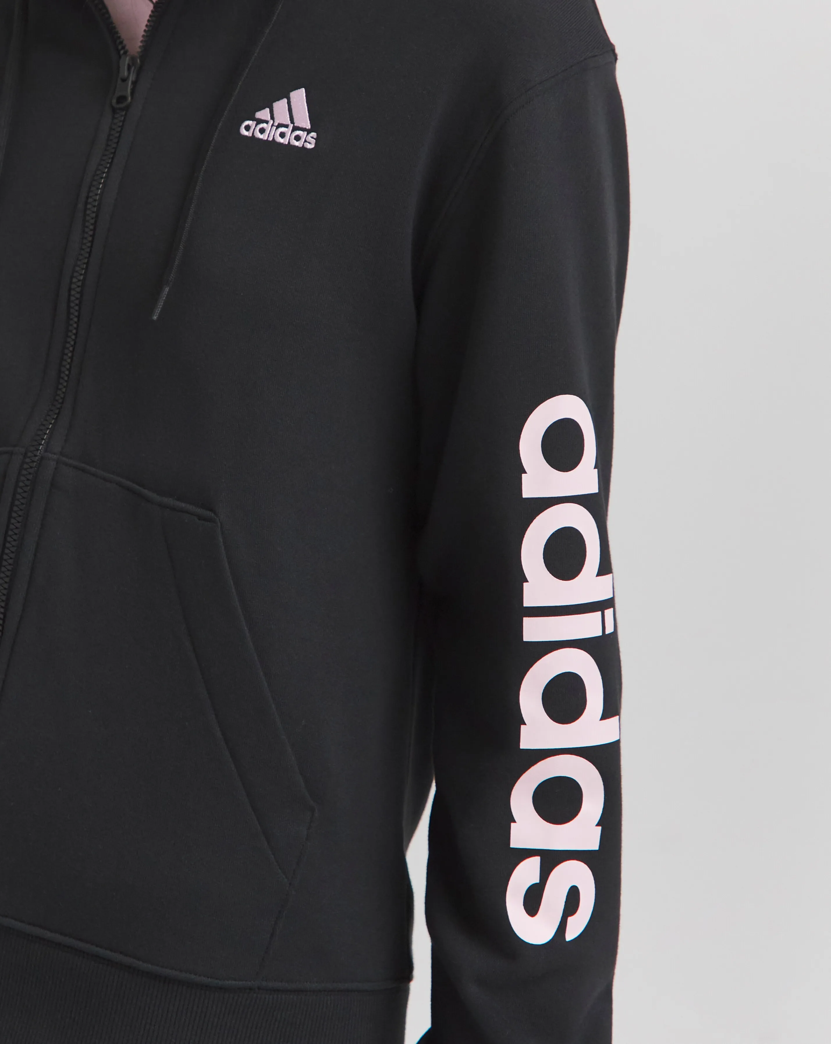 adidas Linear Full Zip Hoodie | Simply Be