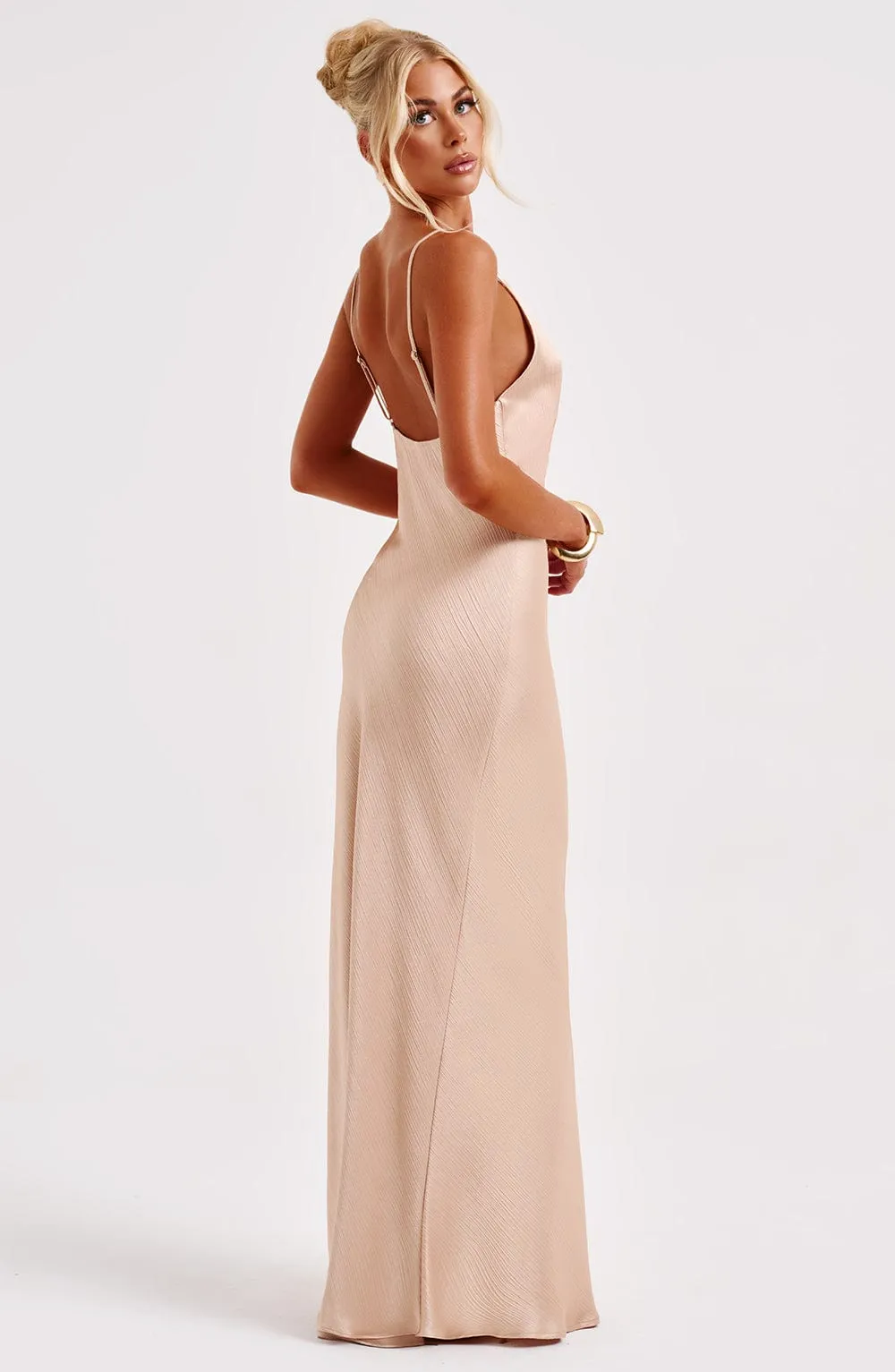 Anja Maxi Dress - Champagne