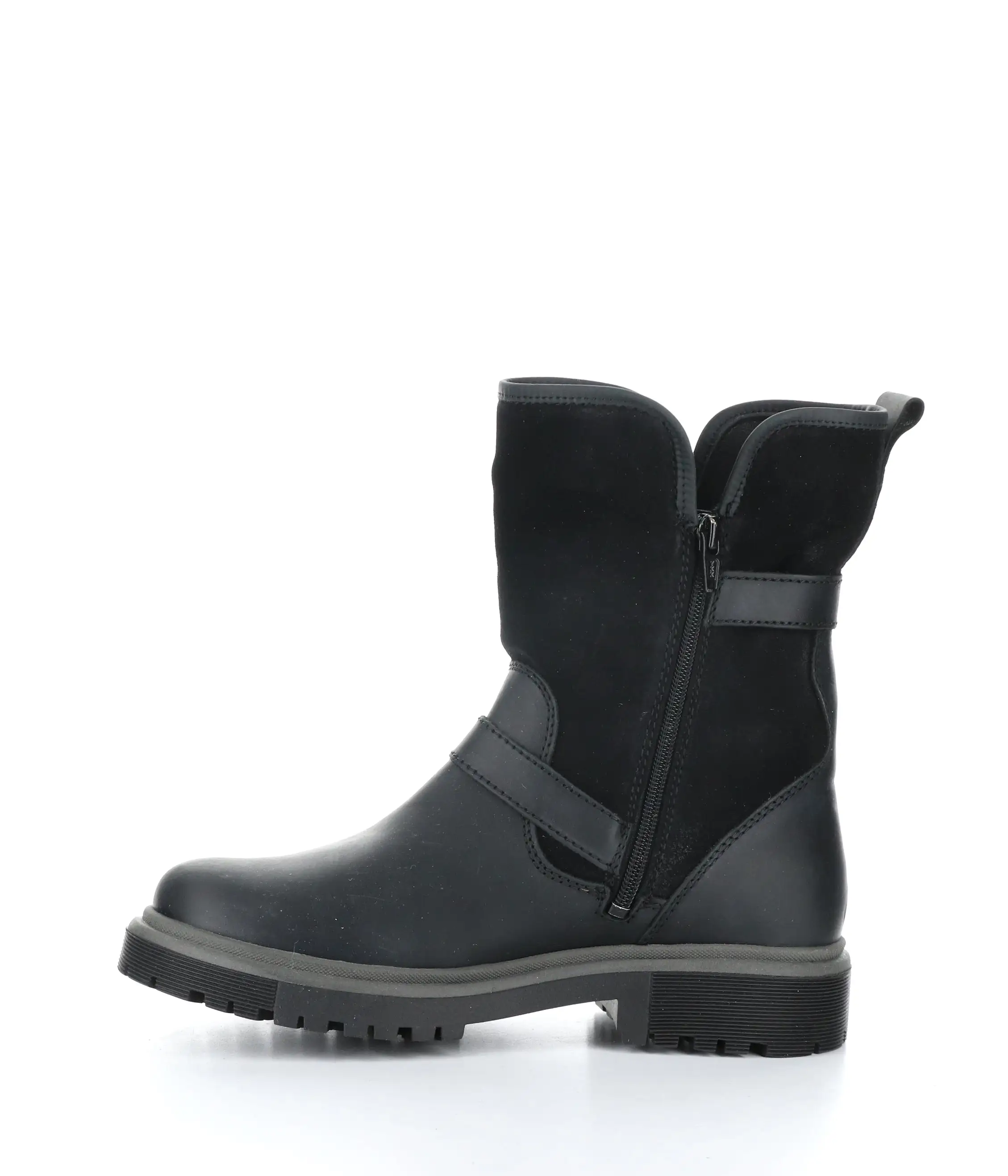 ANOVA BLACK Round Toe Boots