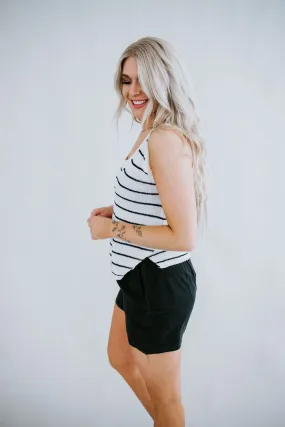 April Stripe Sweater Tank