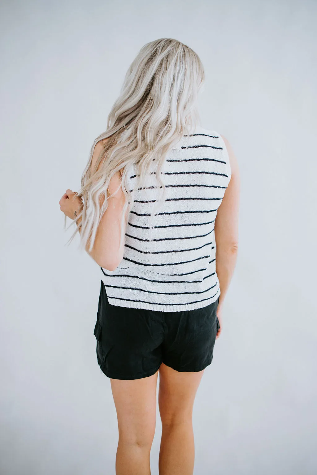 April Stripe Sweater Tank