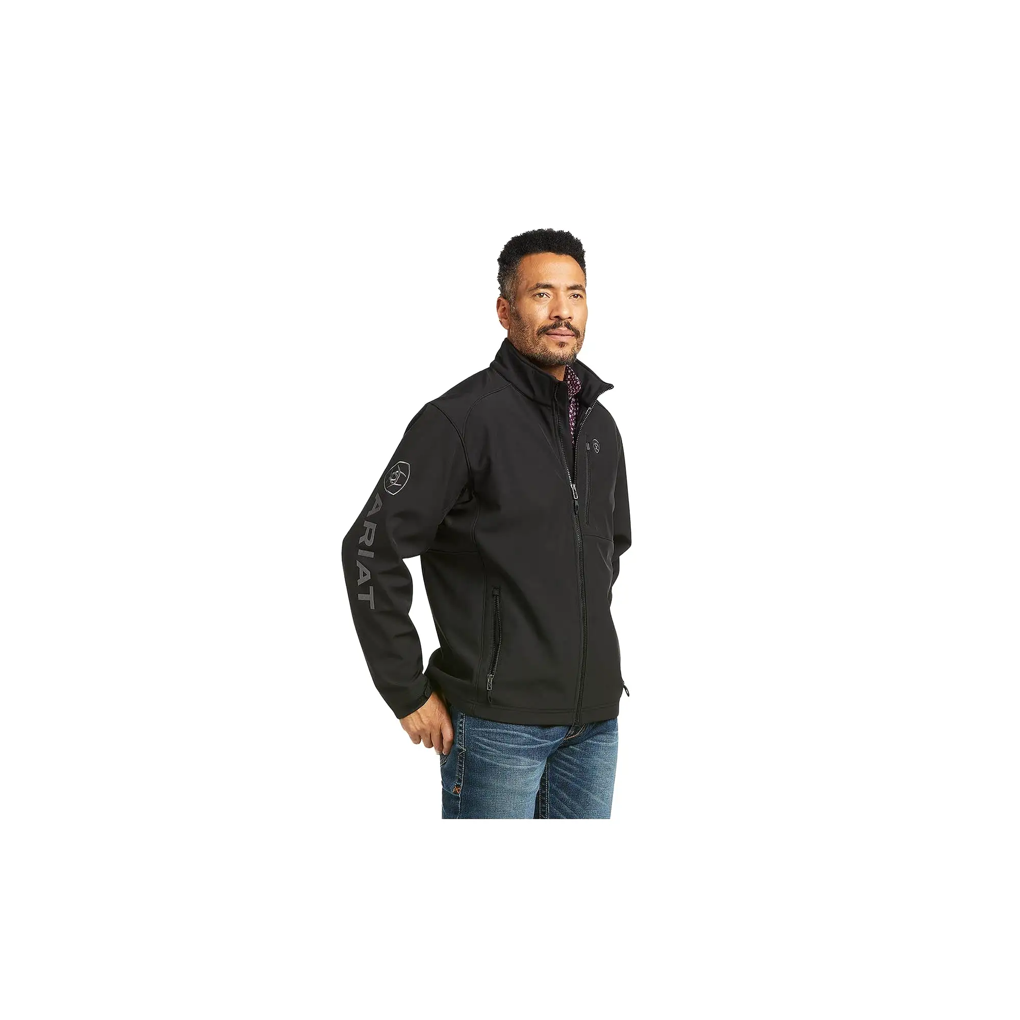 Ariat Logo 2.0 Patriot Softshell Water Resistant Jacket Black