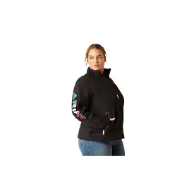 Ariat Womens Classic Team Softshell Mexico Jacket Black