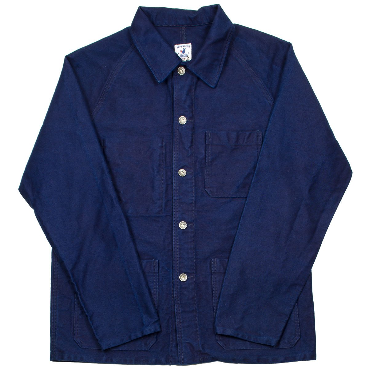 Arpenteur - Raglan Moleskine Work Jacket - Indigo