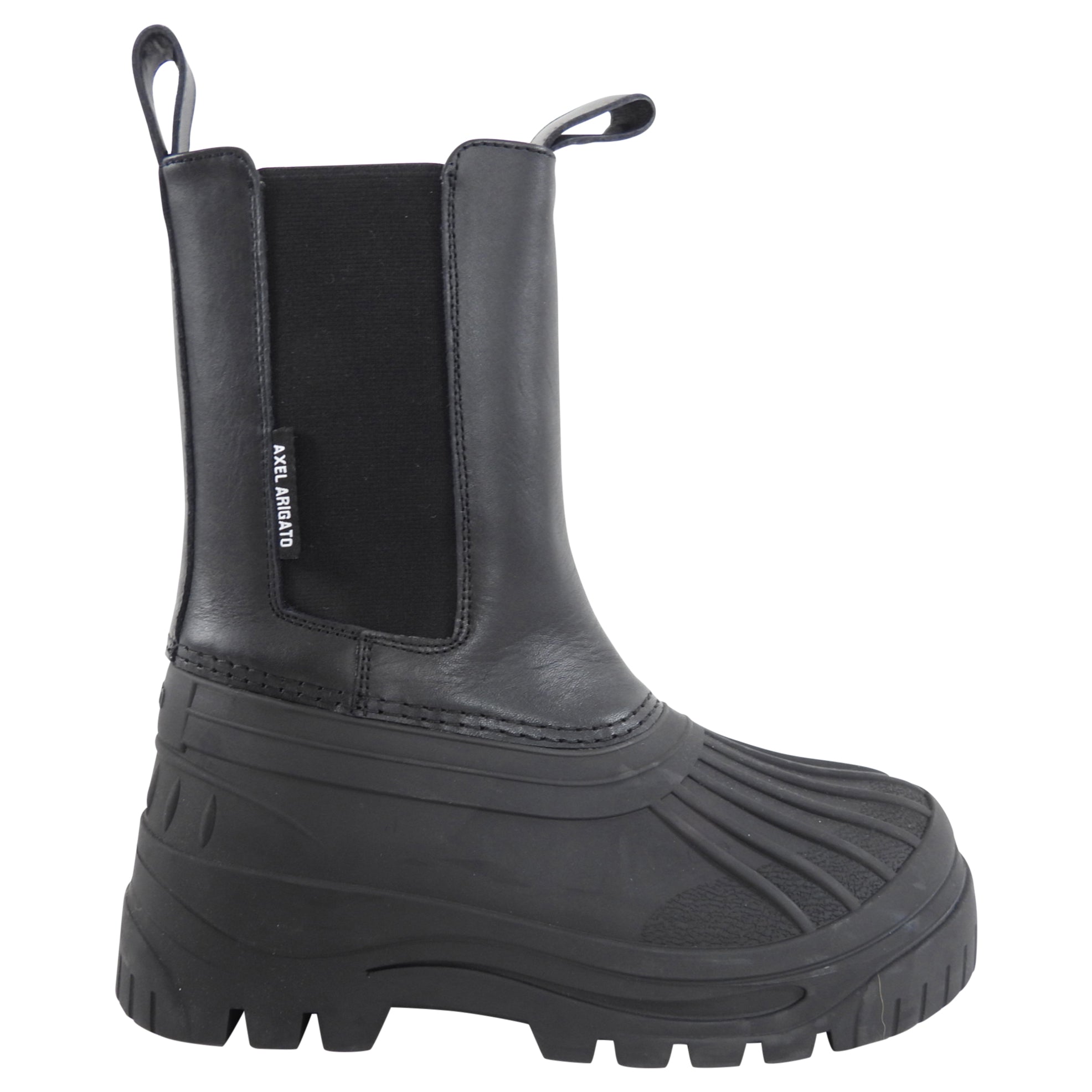 Axel Arigato Black Leather and Rubber Boots - 36.5 / 6