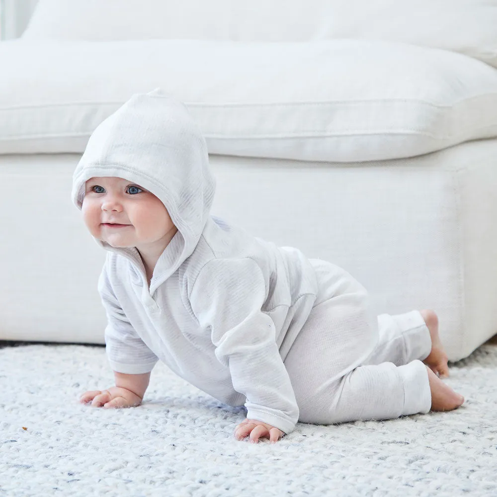 Baby Stripe Rib Marble Hoodie and Jogger