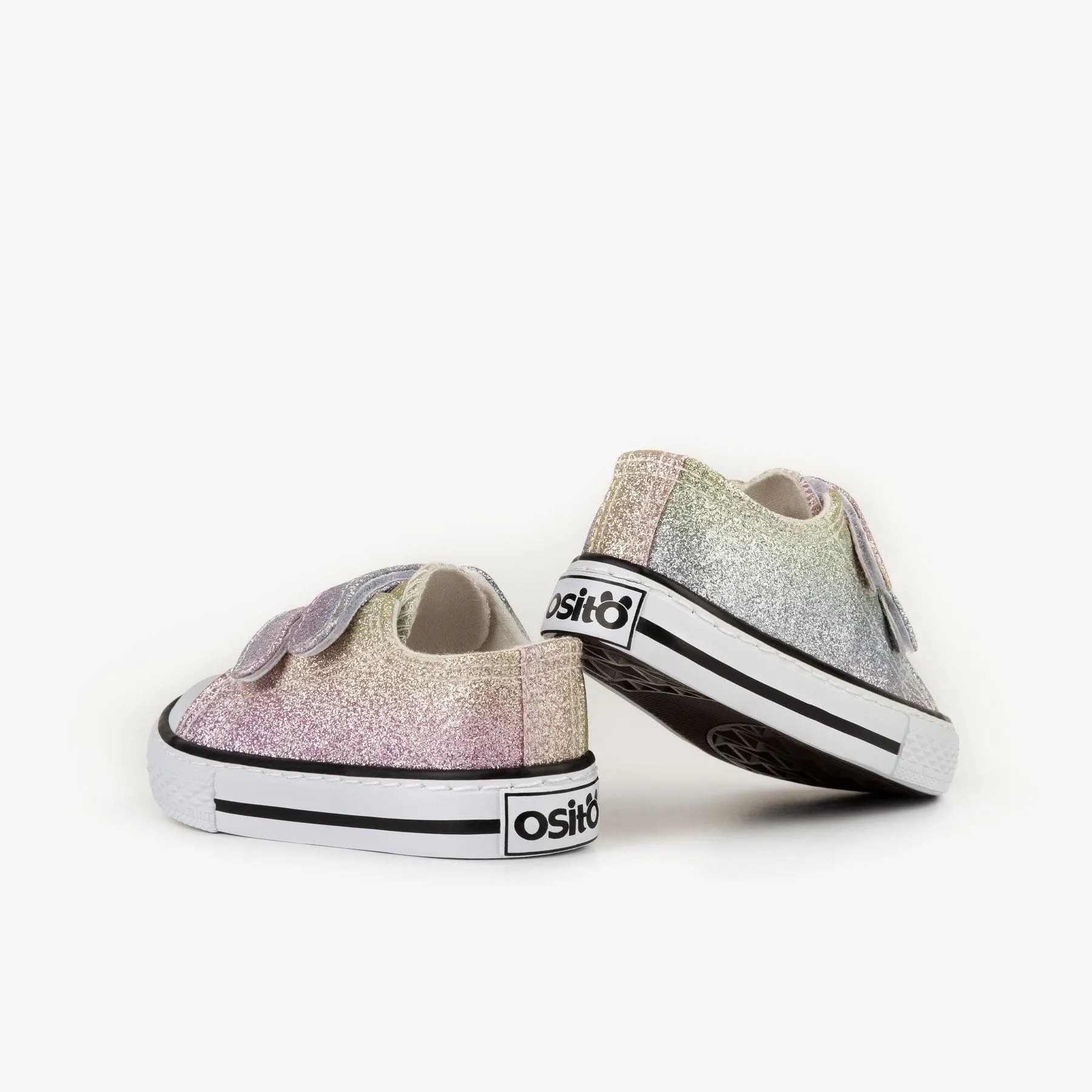 Baby's Multicolor Glitter Sneakers