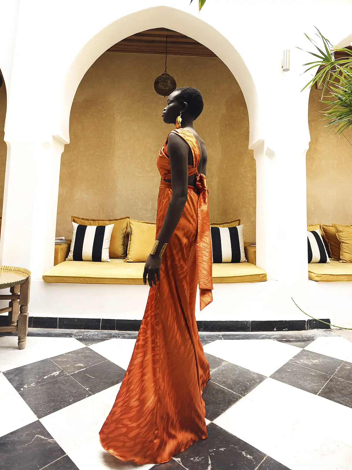 Bala Orange Dalia Dress