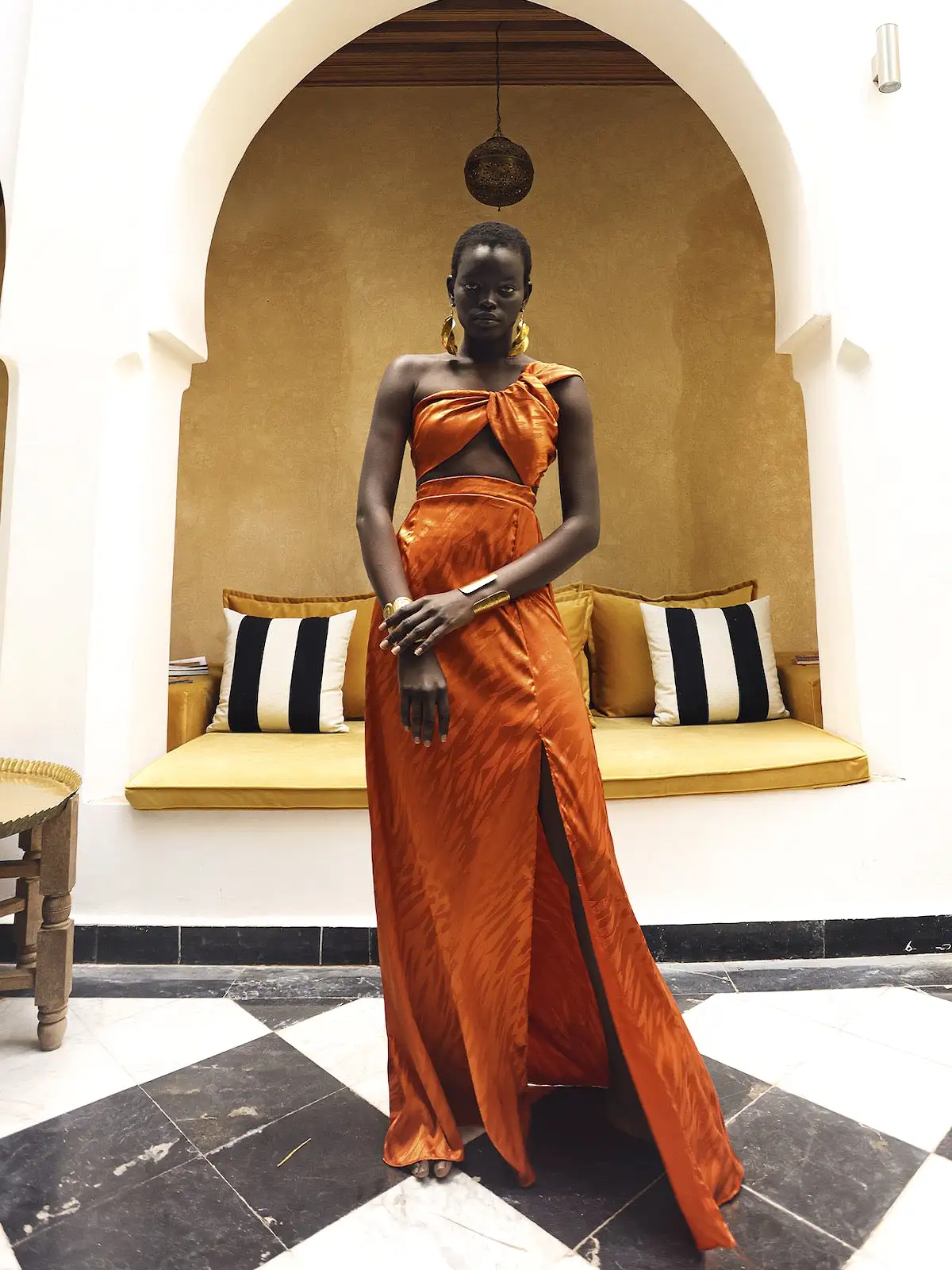 Bala Orange Dalia Dress