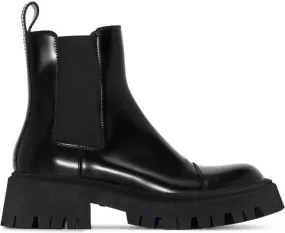 Balenciaga Tractor boots Black