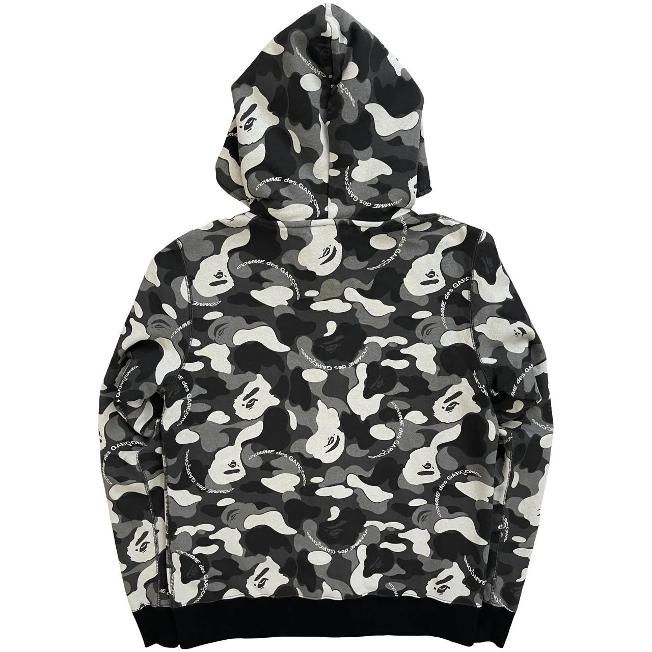 Bape x CDG Full Zip Hoodie