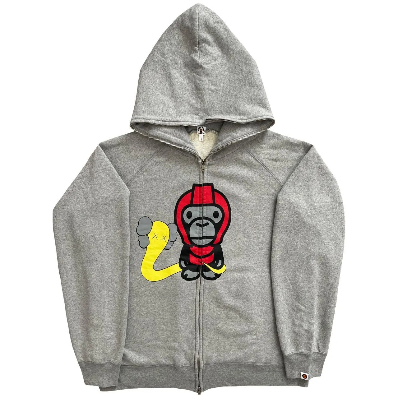 Bape x Kaws Full Zip Hoodie