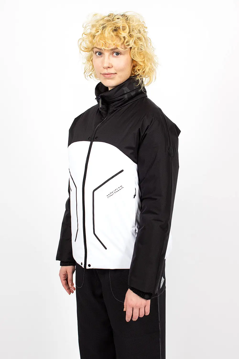 Barbat Down Jacket Black/White