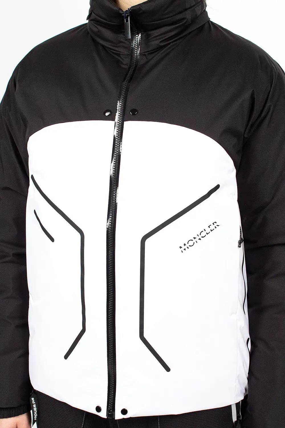 Barbat Down Jacket Black/White