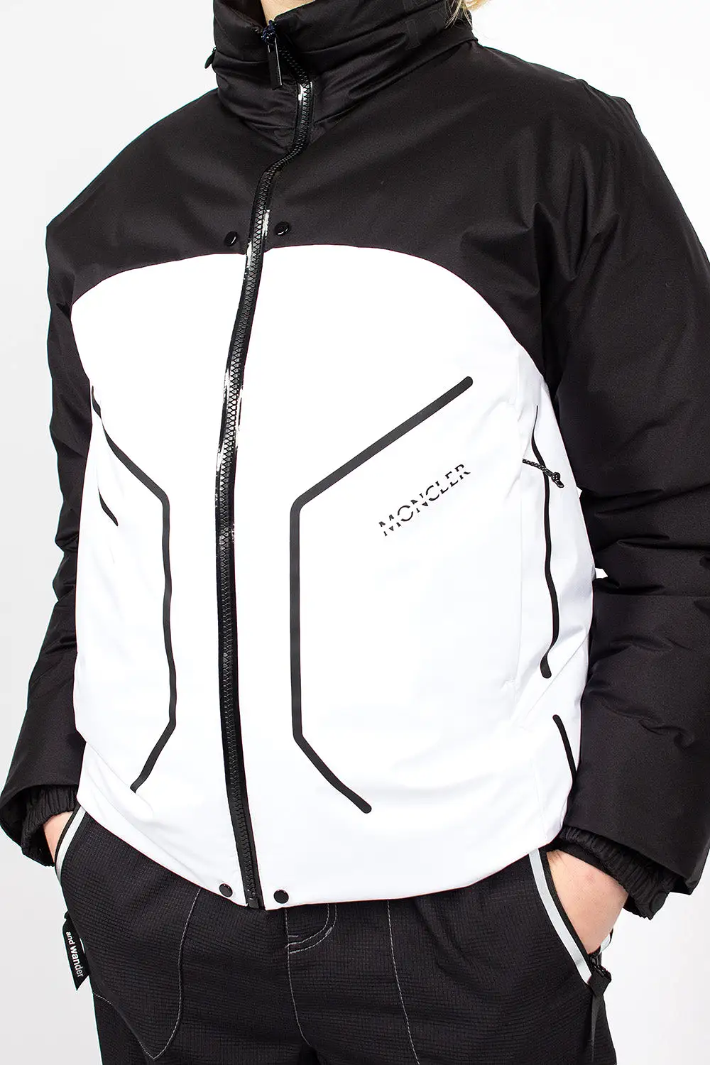 Barbat Down Jacket Black/White