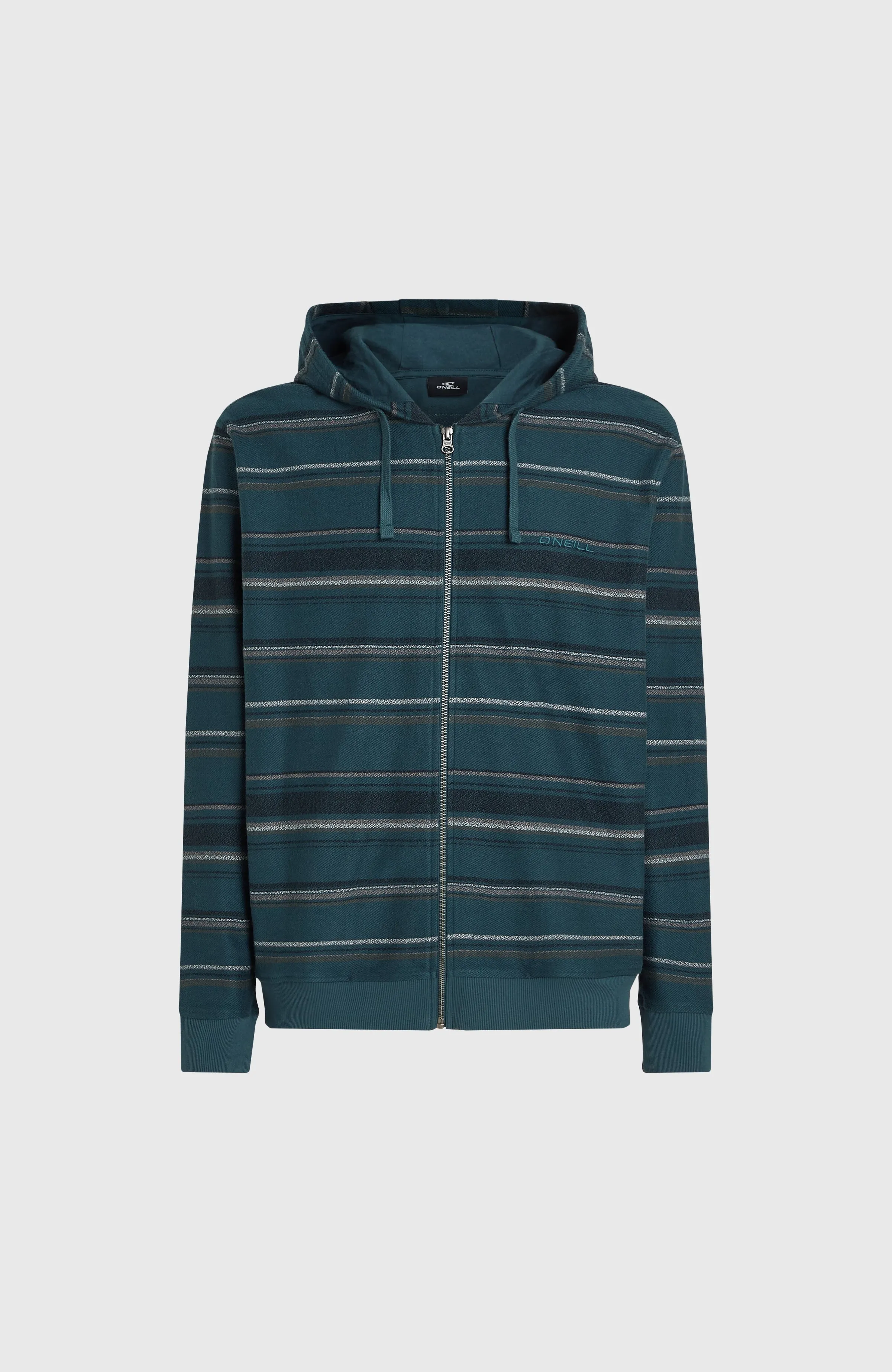 Bavaro Full-Zip Hoodie | Blue Ikat Stripe