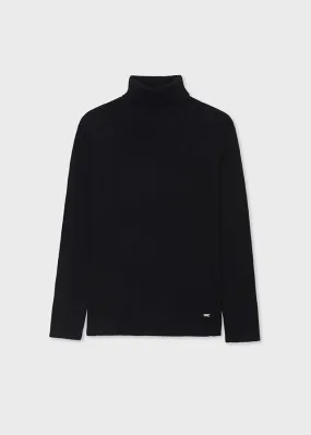 Black Knit Turtleneck