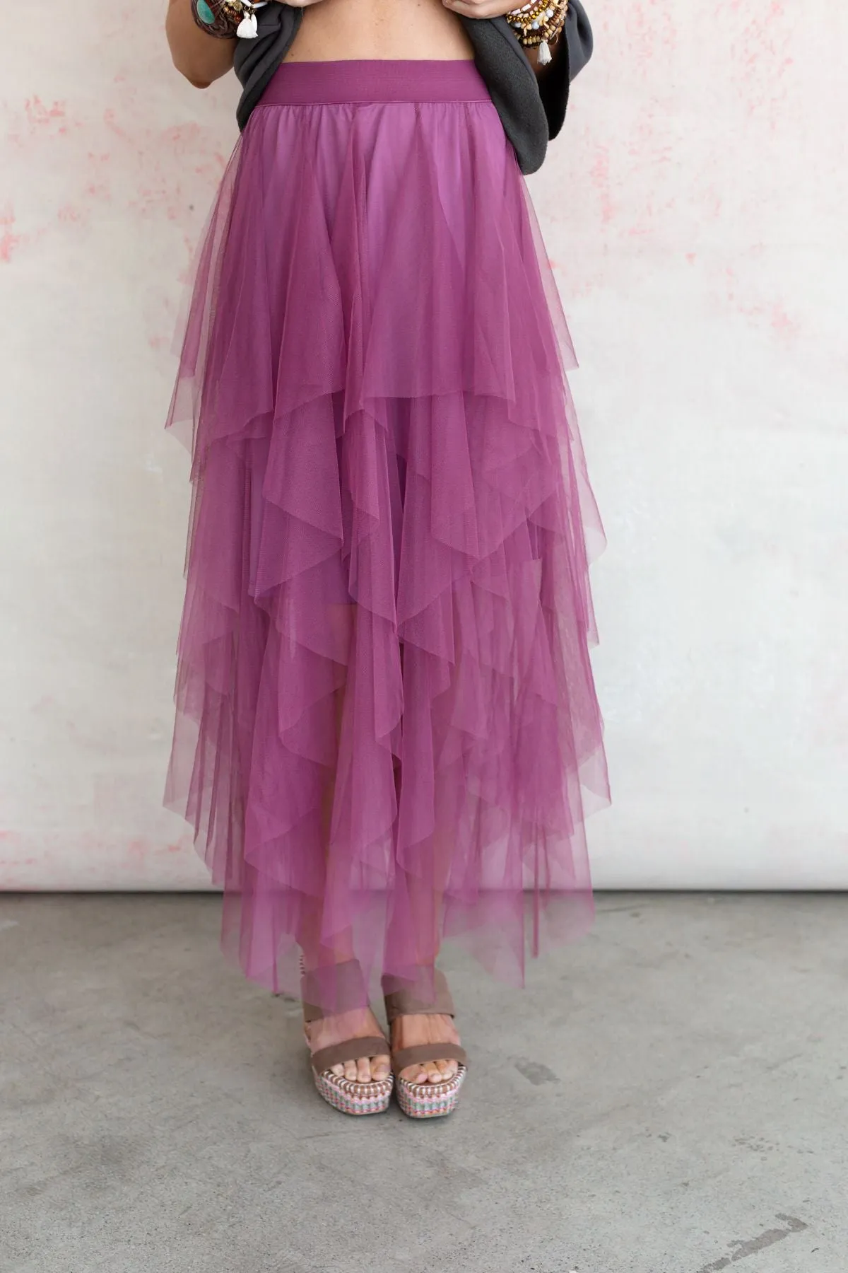 Boho Ballerina Skirt - Mauve