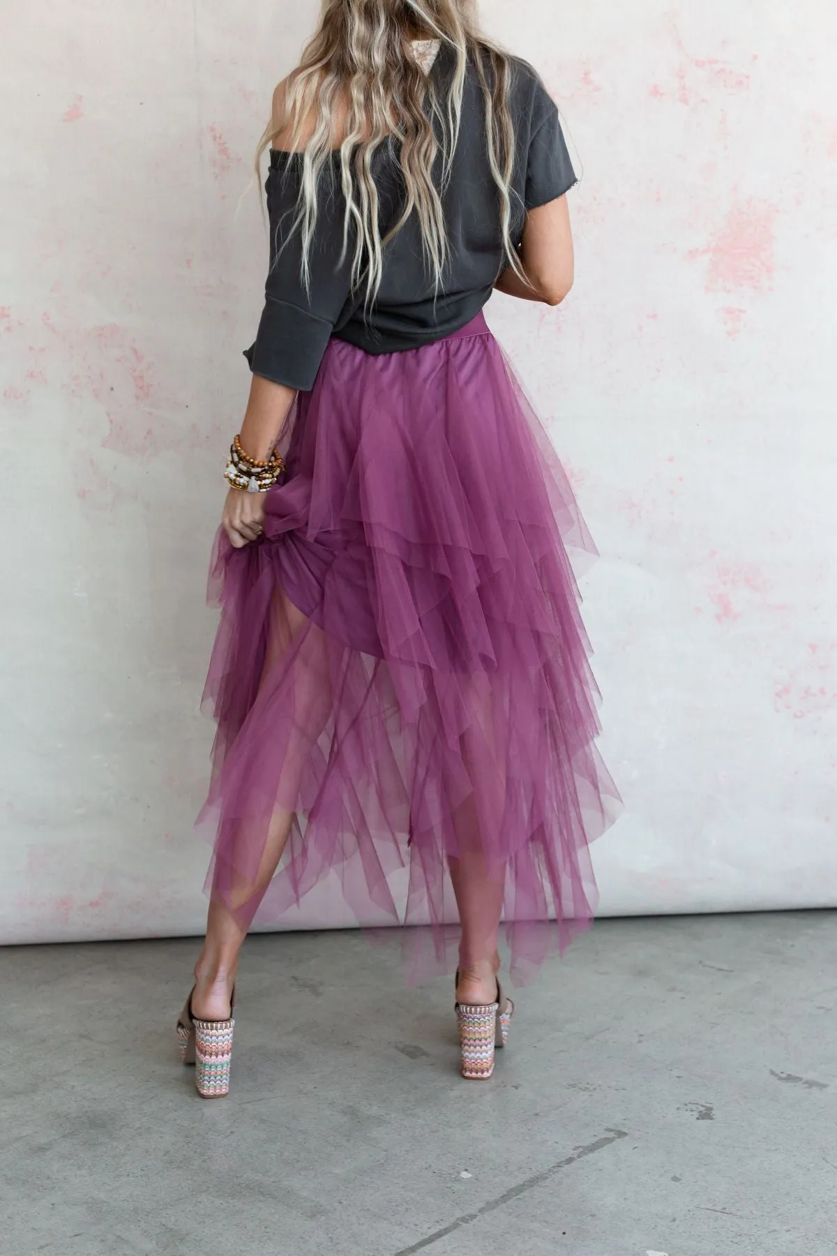 Boho Ballerina Skirt - Mauve