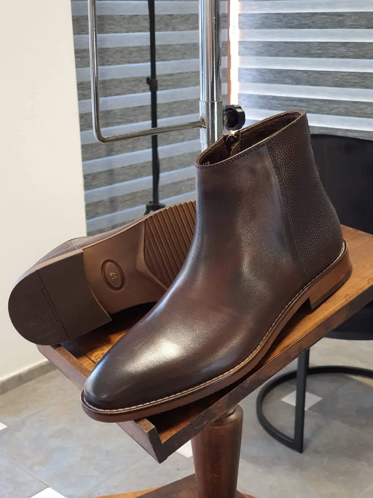 Bojo Clemson Brown Ankle Boots