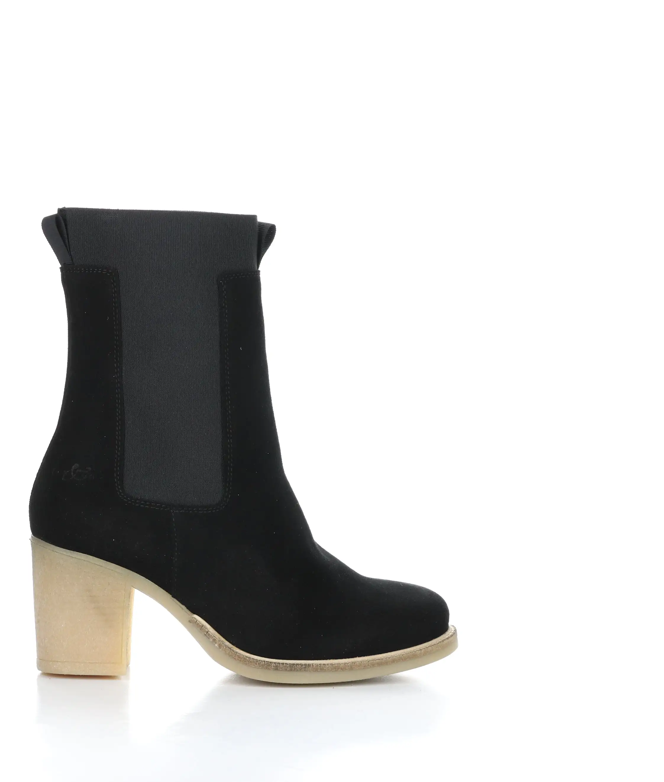 BRIGHTS BLACK Elasticated Boots