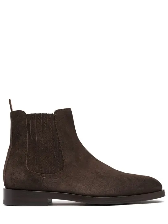 Brunello Cucinelli   Suede Chelsea boots 