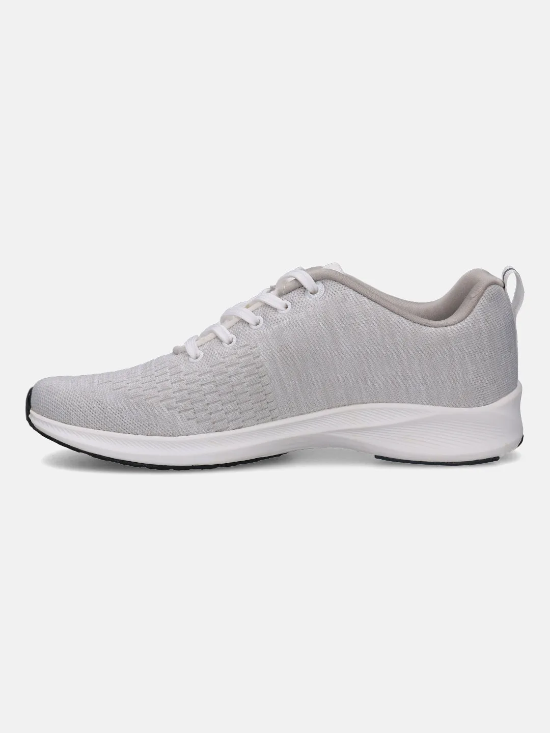 bugatti White & Grey Athleisure Sneakers