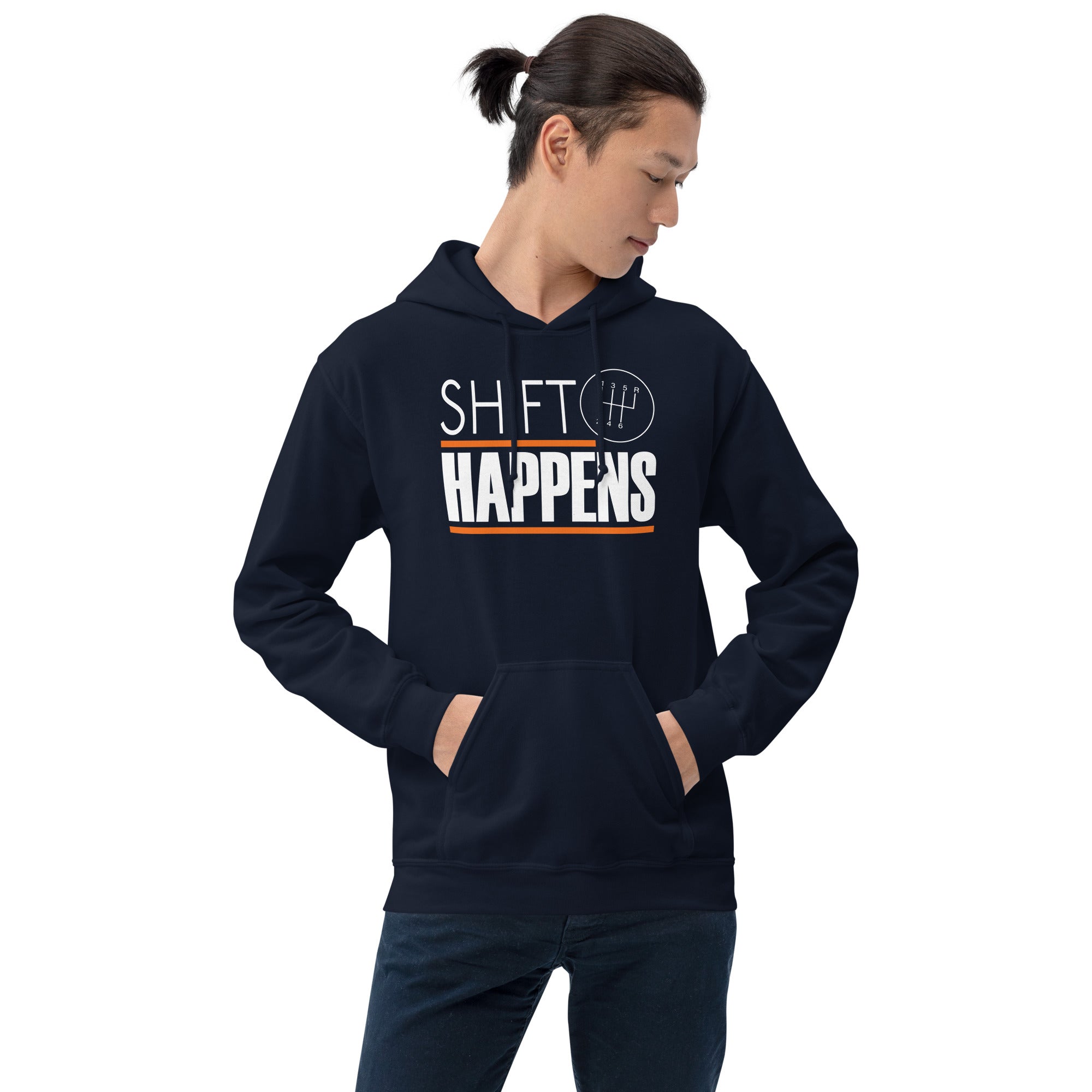 Car Enthusiast Hoodie, Shift Happens Sweatshirt