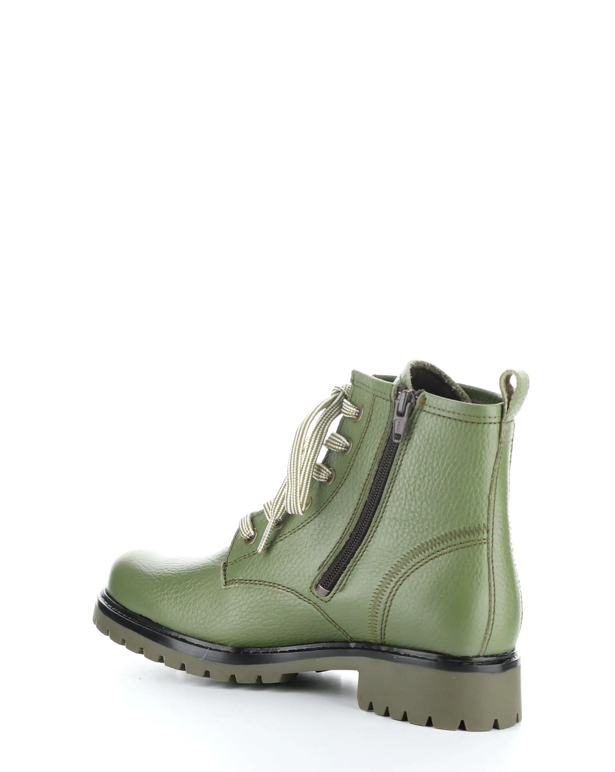 CARINAS OLIVE Round Toe Boots