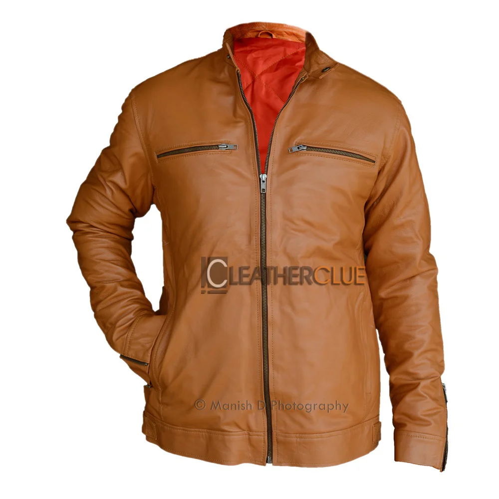 Carnelian Leather Jacket