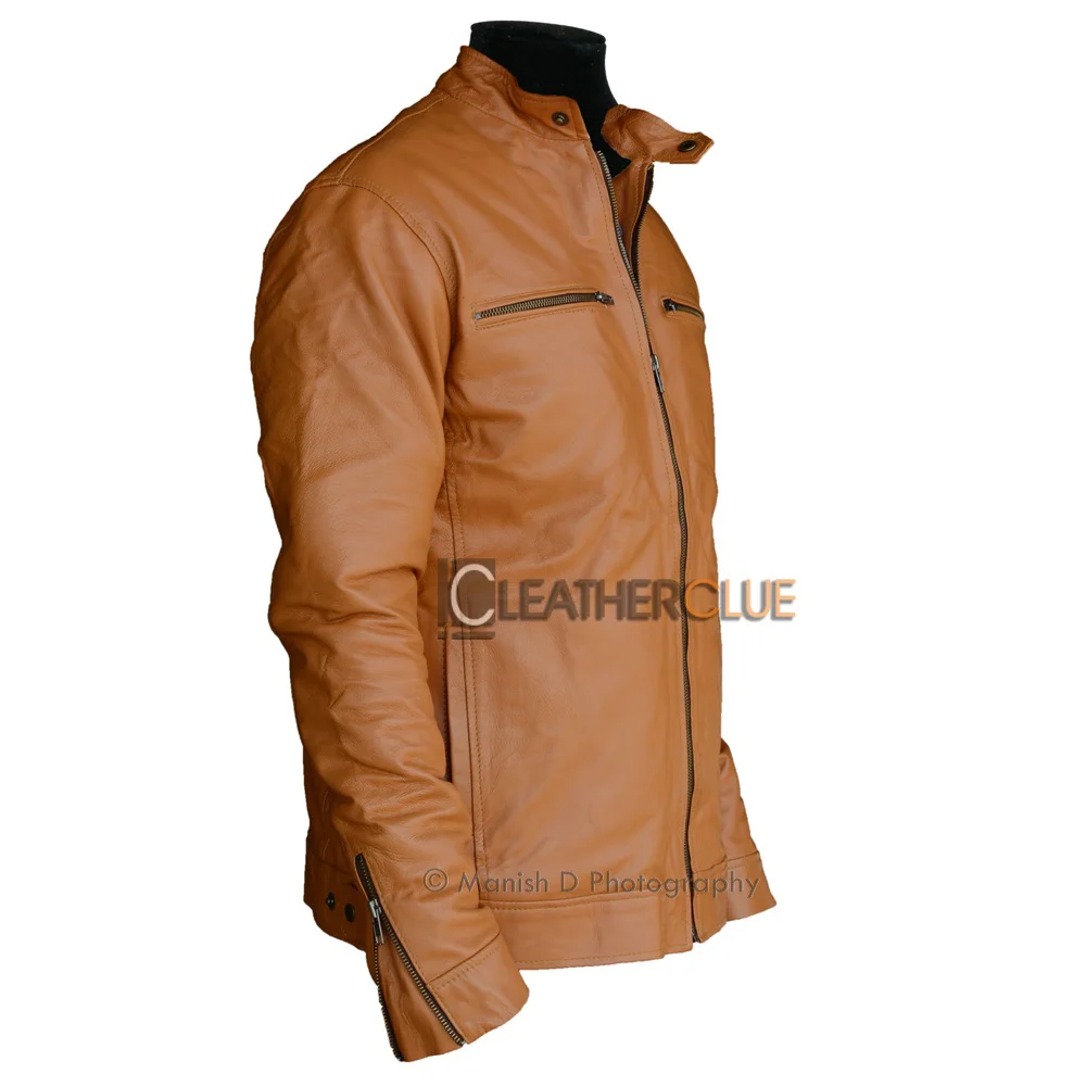 Carnelian Leather Jacket