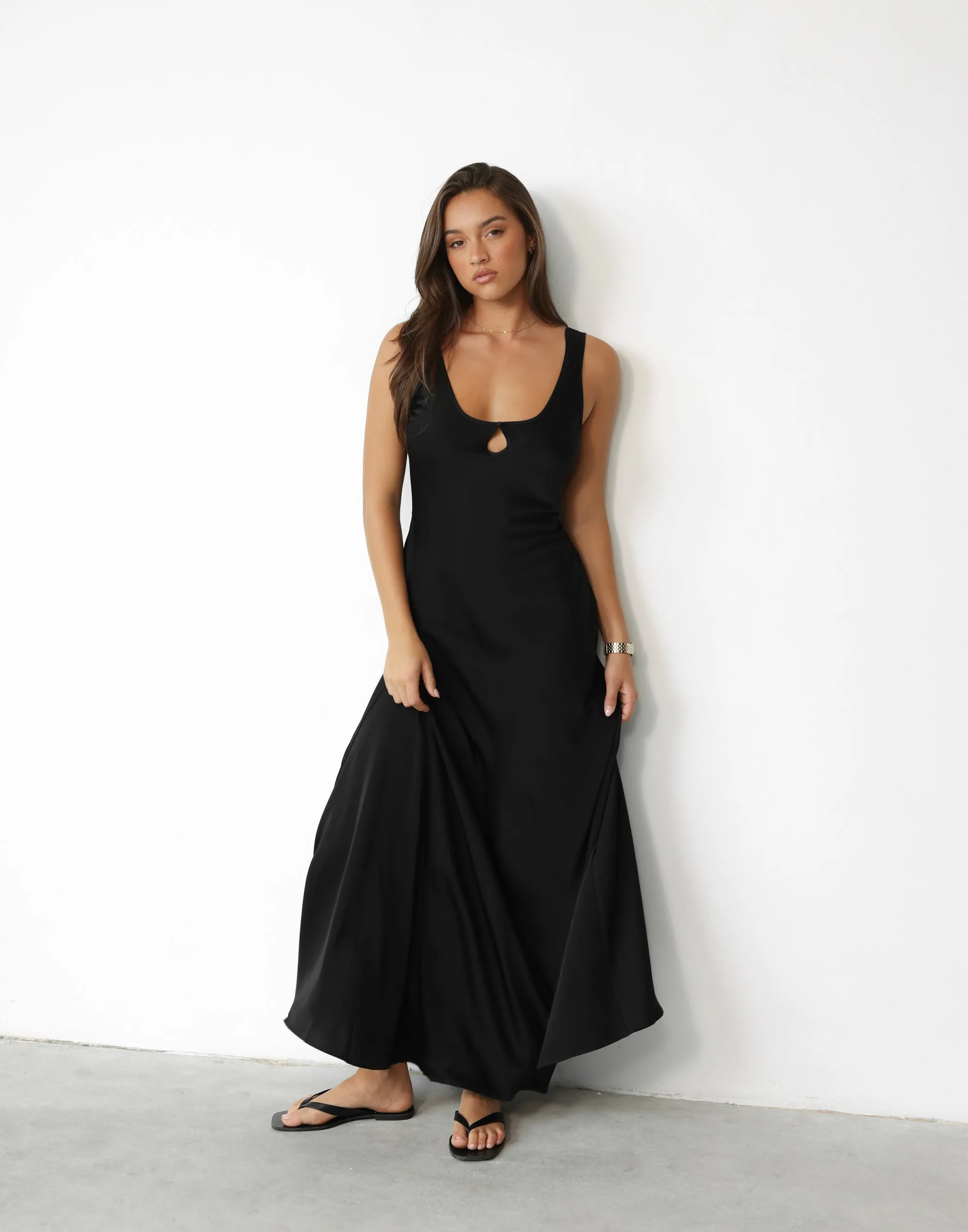 Charlotte Maxi Dress (Black)