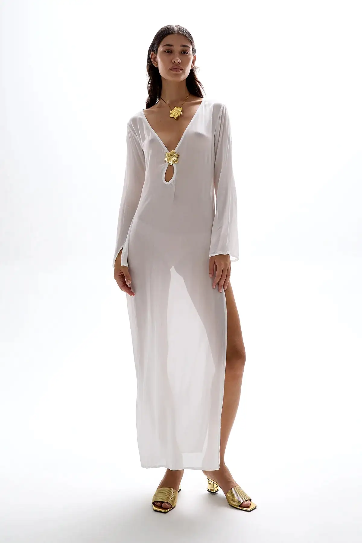 Cin Cin - Hotline Maxi Dress - Pearl