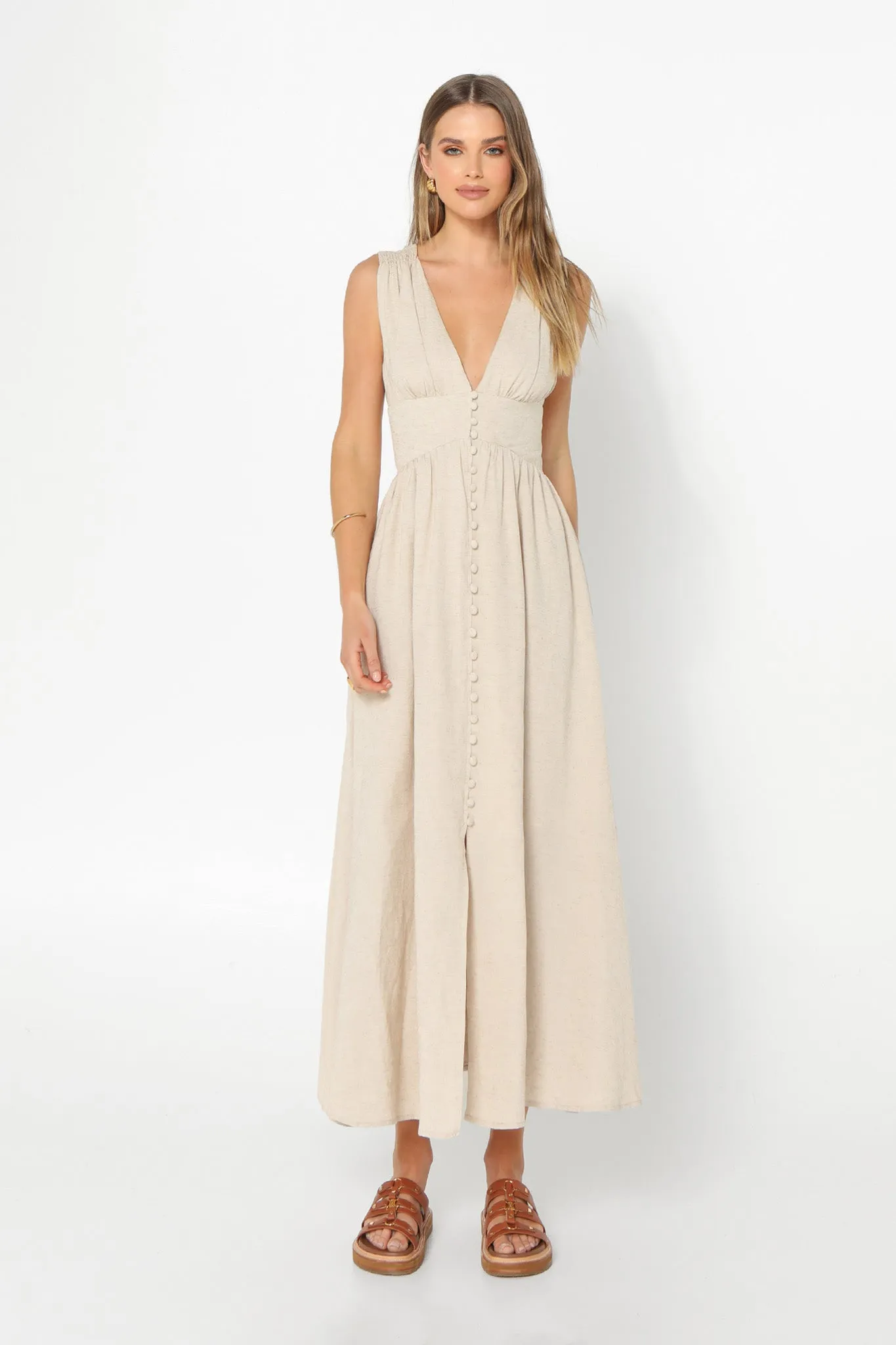 Cleo Maxi Dress | Stone