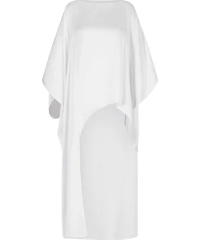 Clothes by Locker Room Women's Off-The-Shoulder Maxi Tunic In White