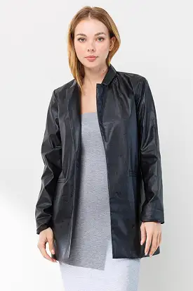 Debbie Poly Leather Jacket