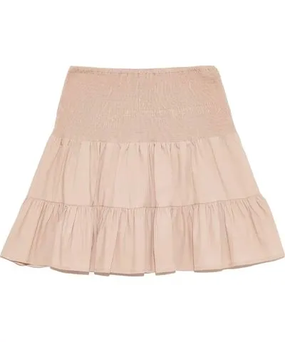 DELUC Women Richter Skirt In Misty Rose