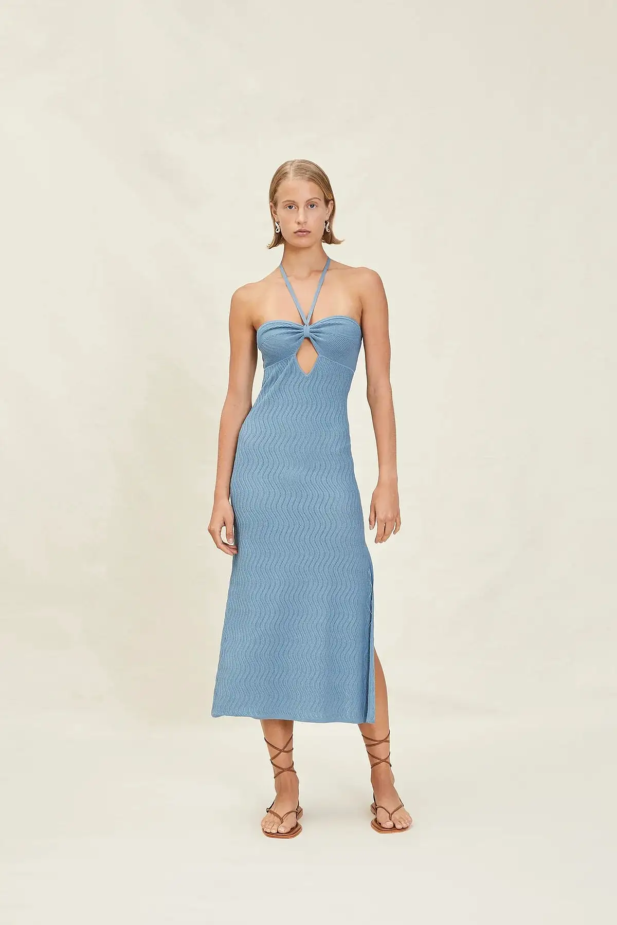 Devon Windsor - Clementine Dress - Steel Blue