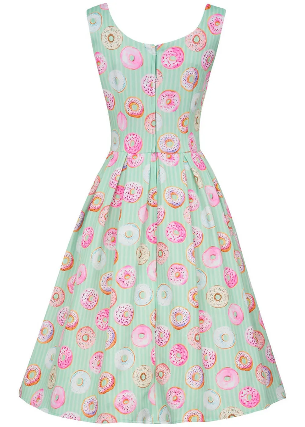 Dolly & Dotty Amanda Donut Tea 50's Swing Dress Mint