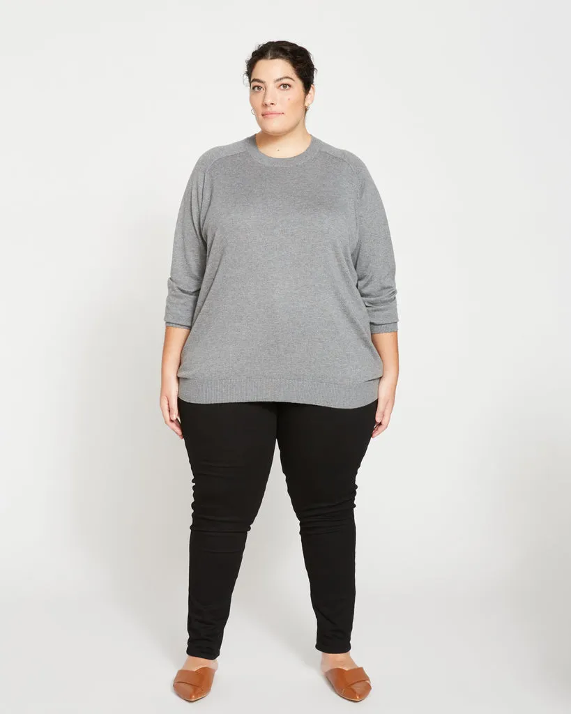 Eco Relaxed Core Sweater - Heather Slate