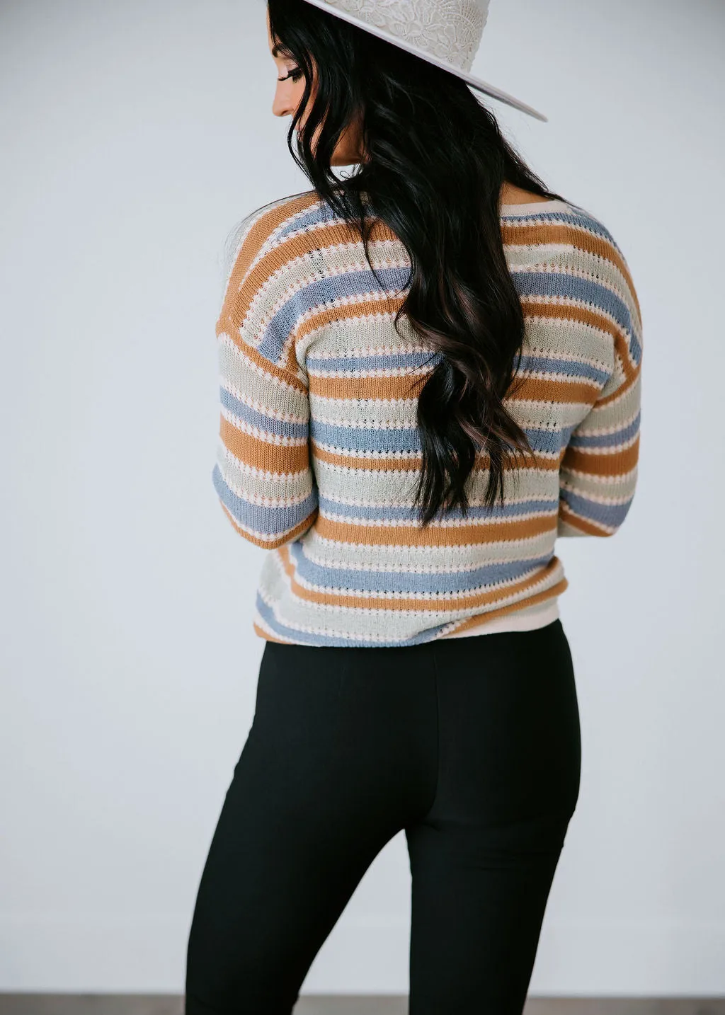 Elba Stripe Knit Sweater