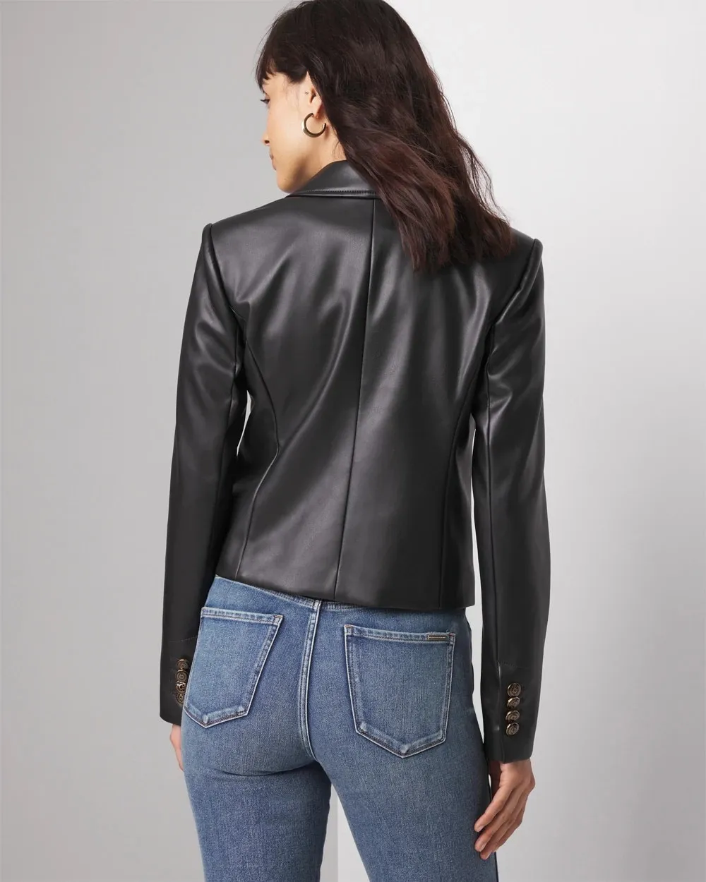 Faux Leather Jacket