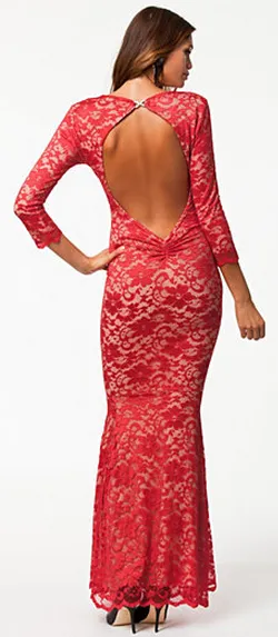 Faye Maxi Dress Red