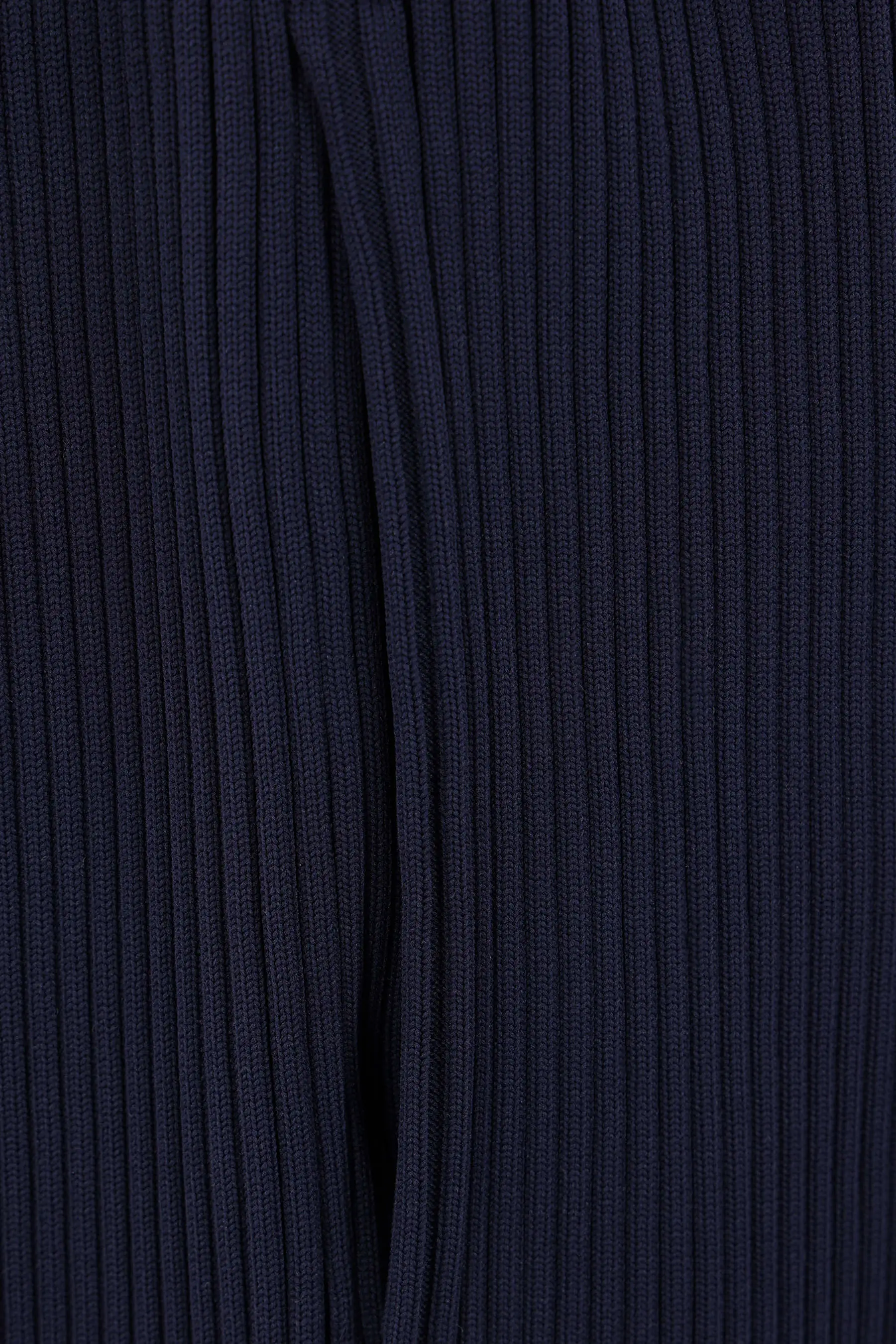 Fluted Tapered pants in ribbed recycled tecnical knit