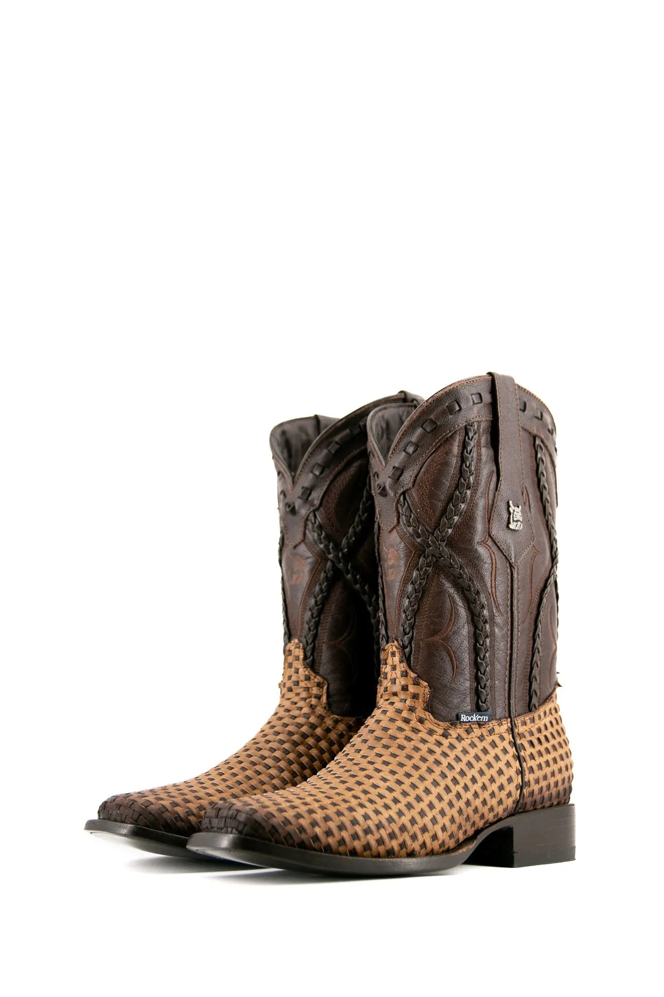 France Woven Rodeo Cowboy Boot