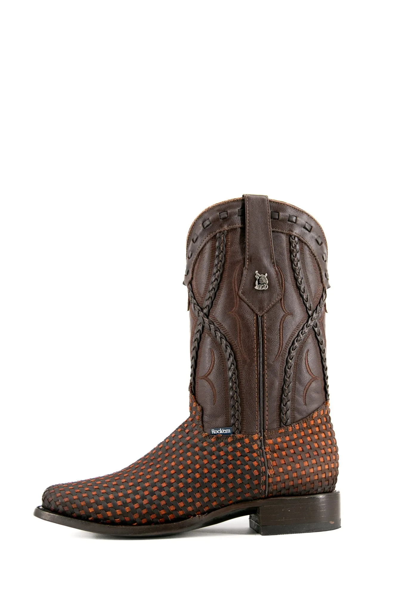 France Woven Rodeo Cowboy Boot