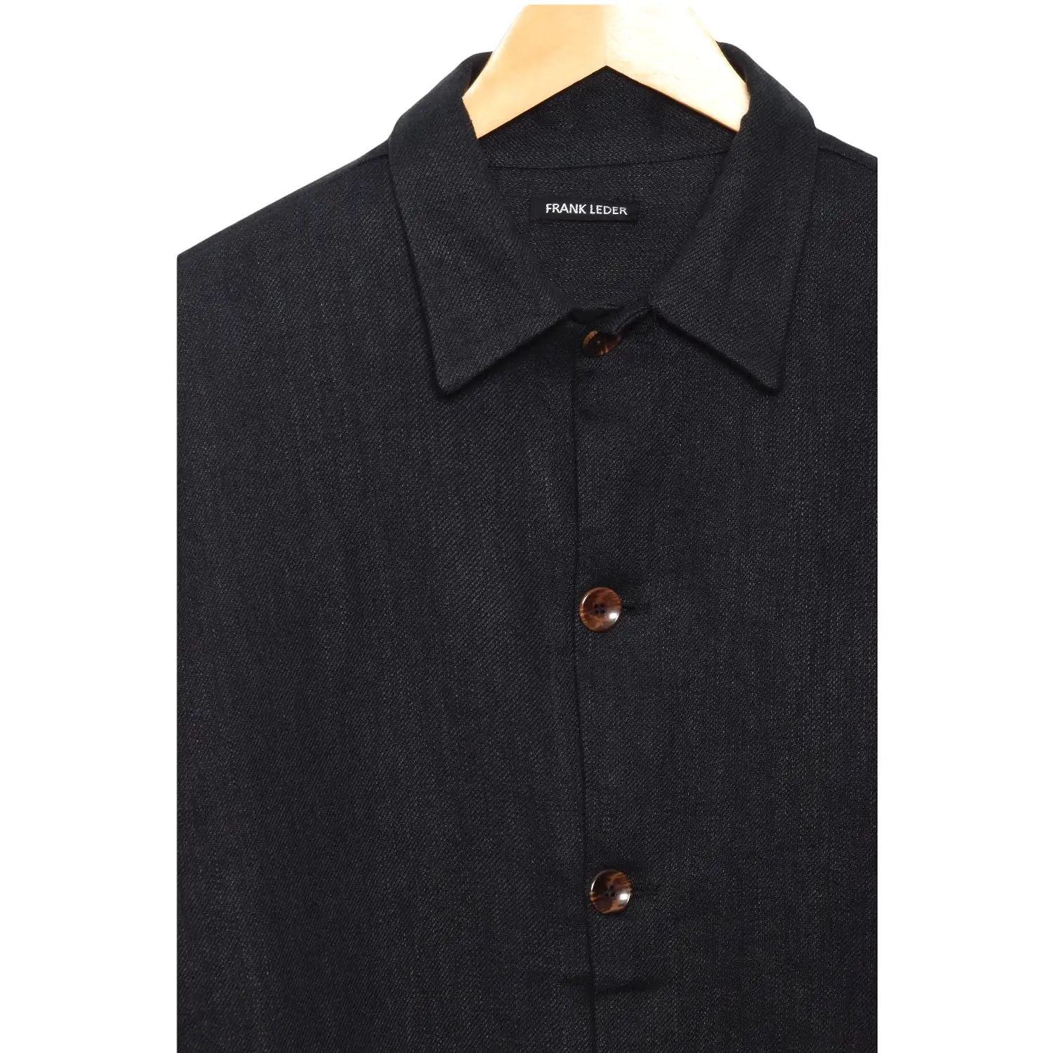 Frank Leder Washed Linen Jacket black