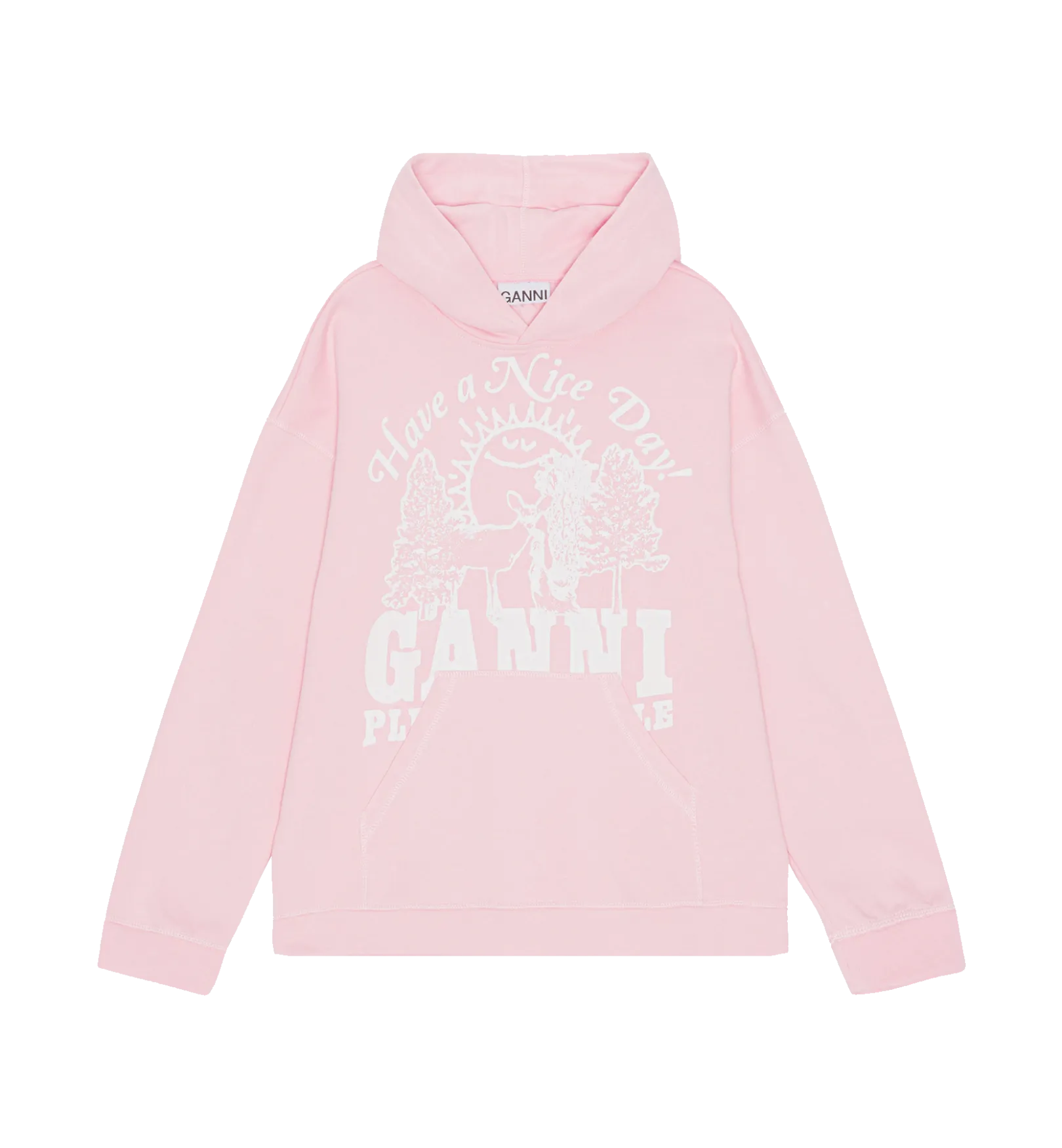 GANNI Animals Oversized Hoodie