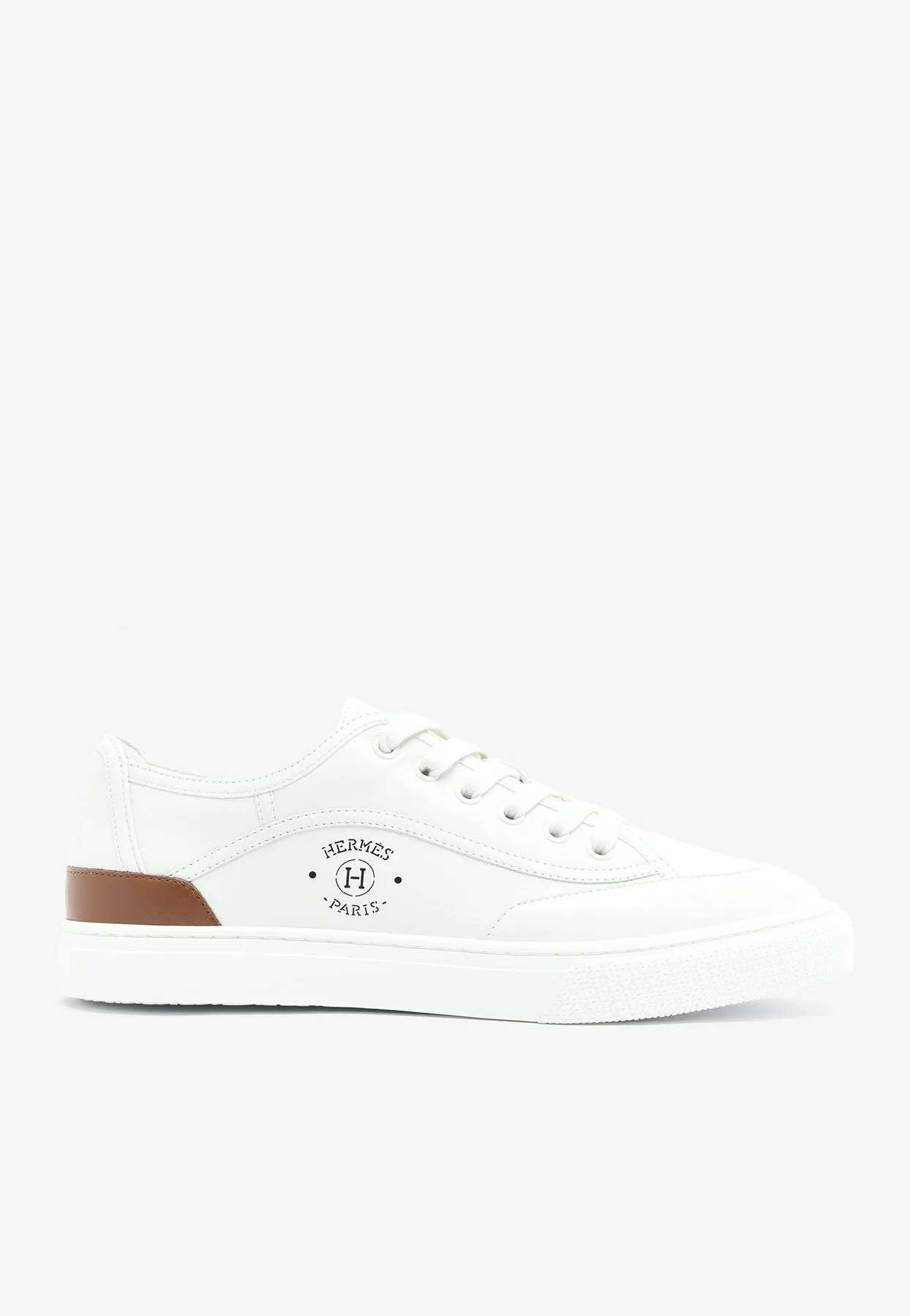 Get Low-Top Sneakers in White Calfskin